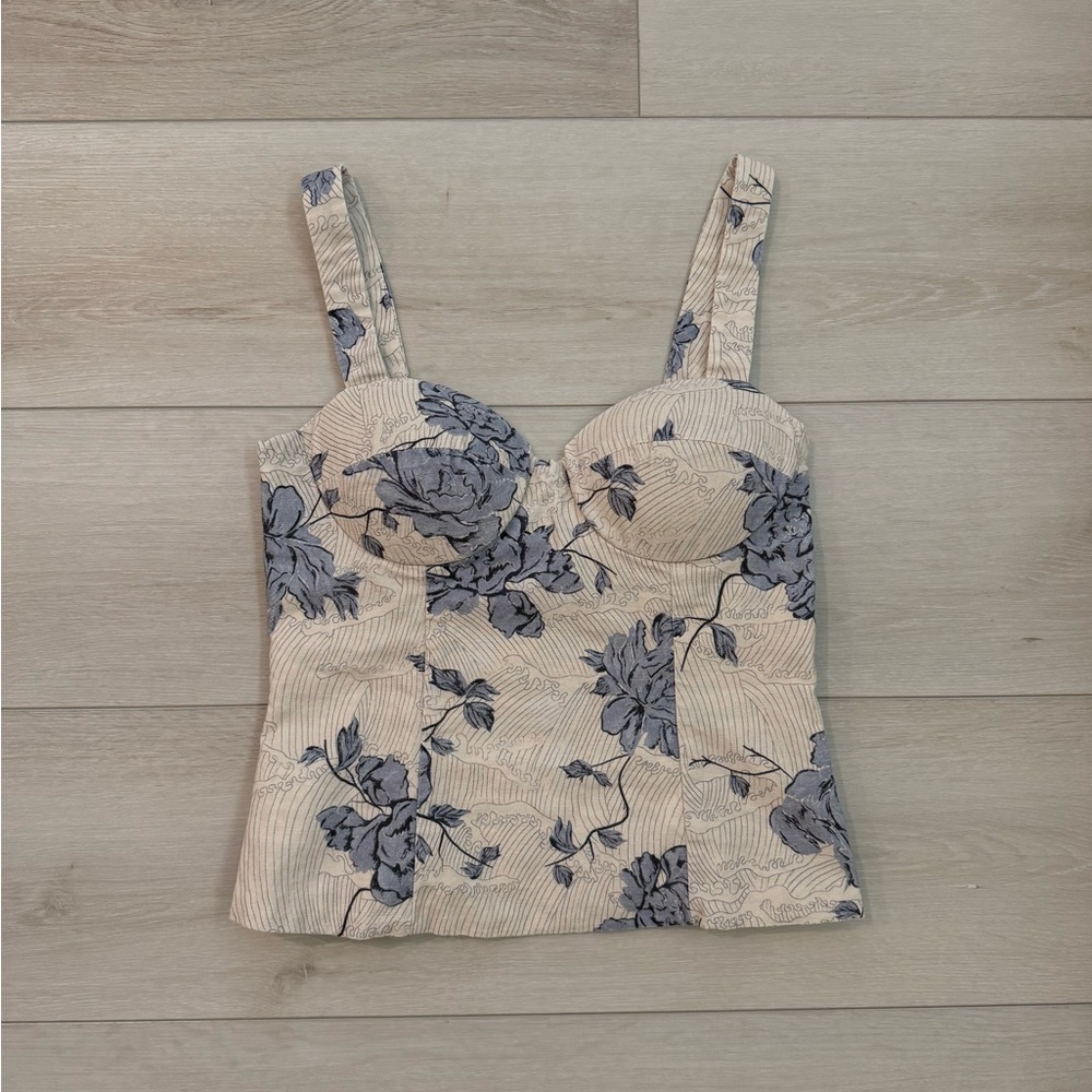 Love Bonito Floral Patterned Camisole Top Size 4